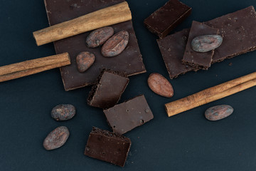 Still life of chocolate.