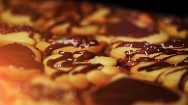 baking christmas cookies - xmas bakery - festive winter celebration