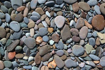 dry lake shore stones texture - pretty abstract photo background
