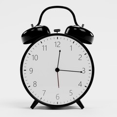 Realistic 3D Render of Alarm Clock
