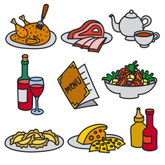 food icon set