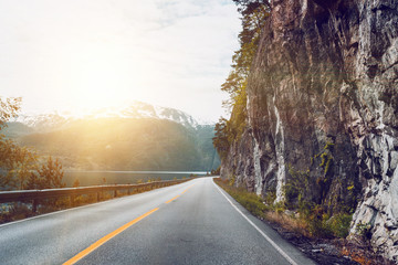 the coastline road