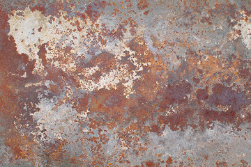 Rusty metal surface. Abstract background. Grunge backdrop