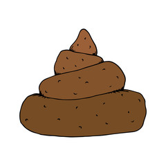 Shit. Vector illustration of a bunch of shit. Hand drawn shit.