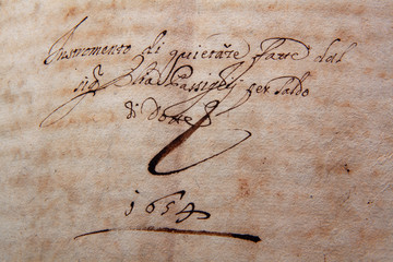 Antike Schriften aus dem 17. Jahrhundert