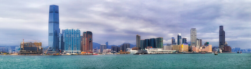 Fototapeta premium Patelnia HK Kowloon Day