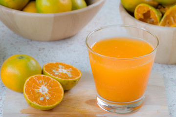 Orange and orange juice