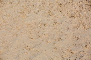 Closeup shot of a sand background at the beach