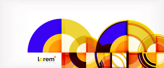 Obraz premium Modern geometric abstract background