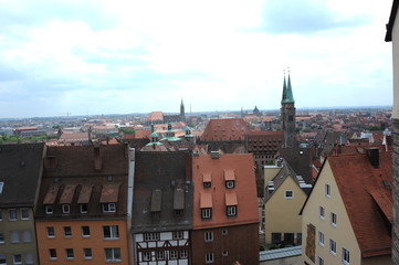 Fototapeta na wymiar Nürnberg, Kaiserburg