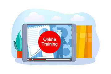 Online education concept. Idea of learning and knowledge