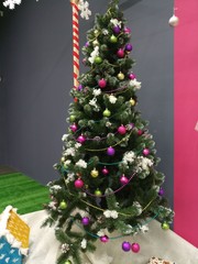 New Year tree in mall