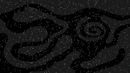 Vector background illustration with space and stars.