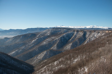 Winter in the mountains