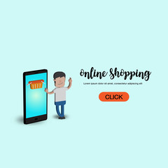 shopping online concept - 238189925