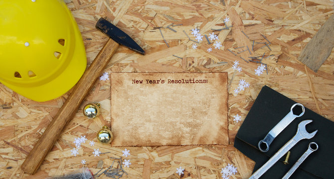 New Year's Day resolution for simple workers. Background.