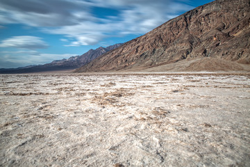 Badwater Basin in Death Valley in California