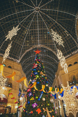 christmas tree with decorations