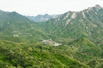 Naklejka premium Great Wall of China, Mutianyu site, China