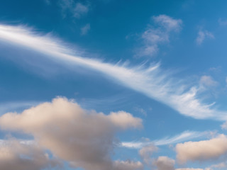 Fototapeta na wymiar Beautiful clouds and sky backgrounds.