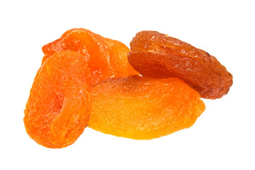 dry fruit isolated on white background