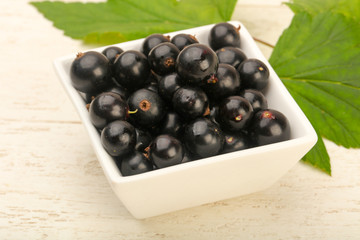 Ripe black currants