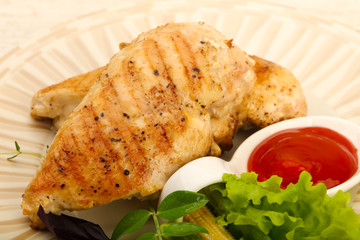 Roasted chicken breast
