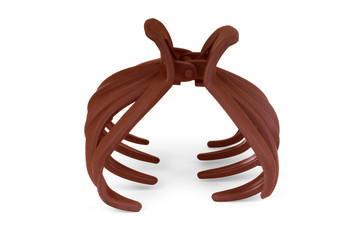 Hair clip on white background