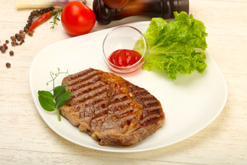 Rib eye steak