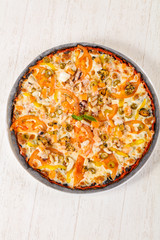 Pizza with Seafood