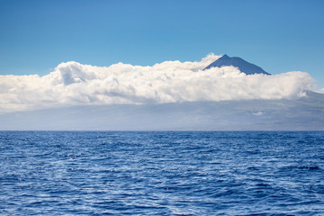 The famous volcano of Pico, in the portuguese Azores archipelago. This mountain is a very popular...