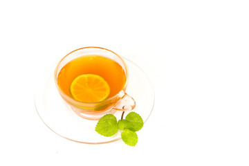 Lemon Tea Hot Close up