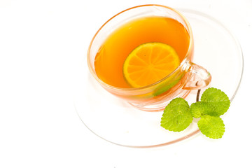 Lemon Tea Hot Close up