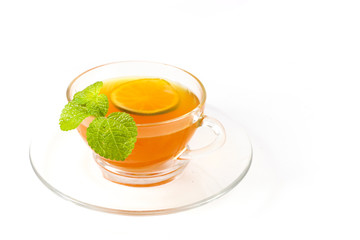 Lemon Tea Hot Close up