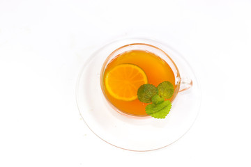 Lemon Tea Hot Close up
