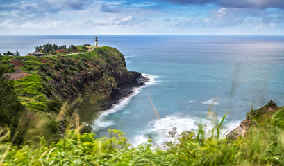 Panorama View of the Kilauea Lighthouse on Kauai