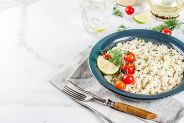 Couscous with fresh herbs