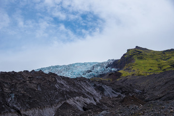 Fototapeta na wymiar Landscape of Iceland's Falljokull Glacier Tongue