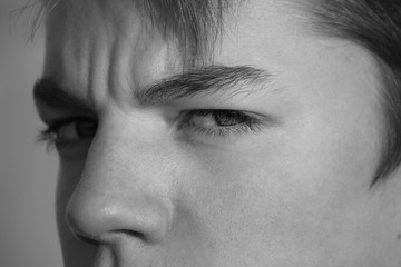 Naklejka premium regard adolescent