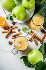Homemade apple jam or sauce