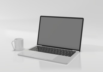 computer concept  3d render