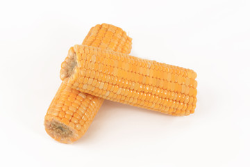 ripe corn .isolated on a white background