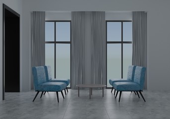interior design room 3d render