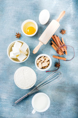 Christmas baking background