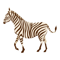 Stylized illustration of zebra.