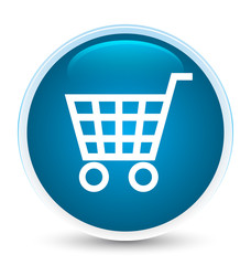 Ecommerce icon special prime blue round button