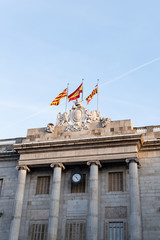 Fototapeta na wymiar Barcelona's town hall (spain)