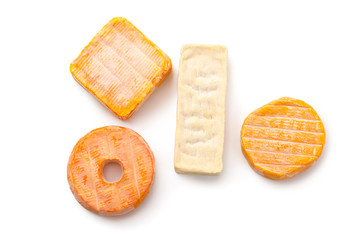 Verschiedene Weichkäse