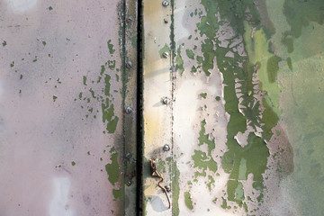 grunge metal with rivets