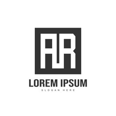 Minimalist and modern Initial letter logo template